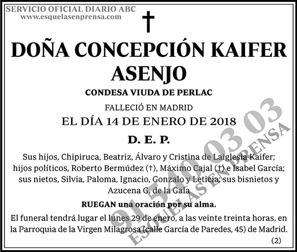Concepción Kaifer Asenjo